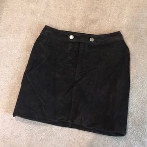 Banana republic Genuine leather skirt brown sz 10